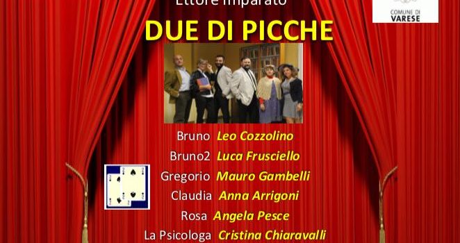 17 Febbraio 2019 ore 17.00 tutti a teatro con la compagnia 2 di picche! 17 Febbraio 2019 ore 17.00 tutti a teatro con la compagnia 2 di picche!